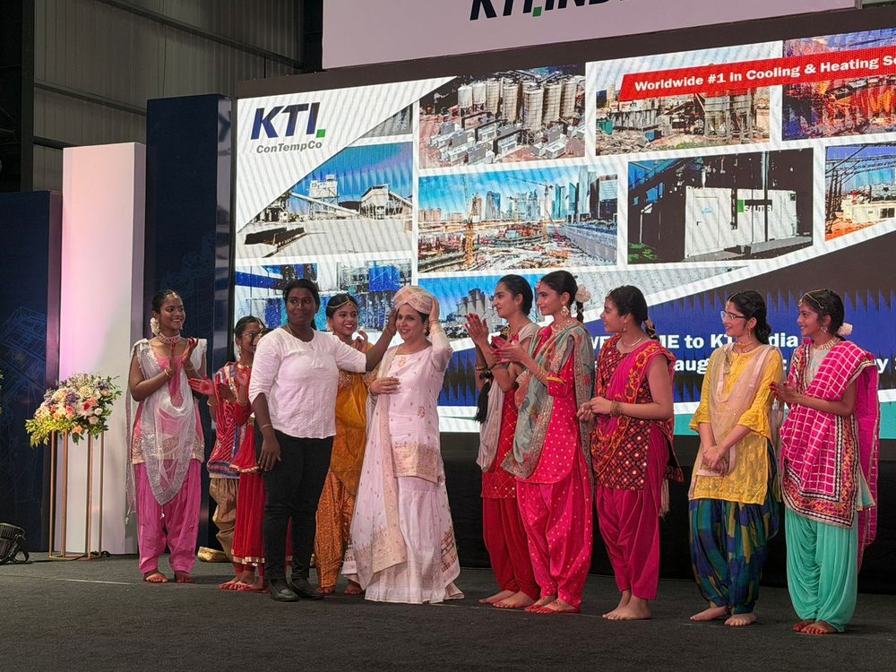 NrityaShrm students after a performance at a corporate event